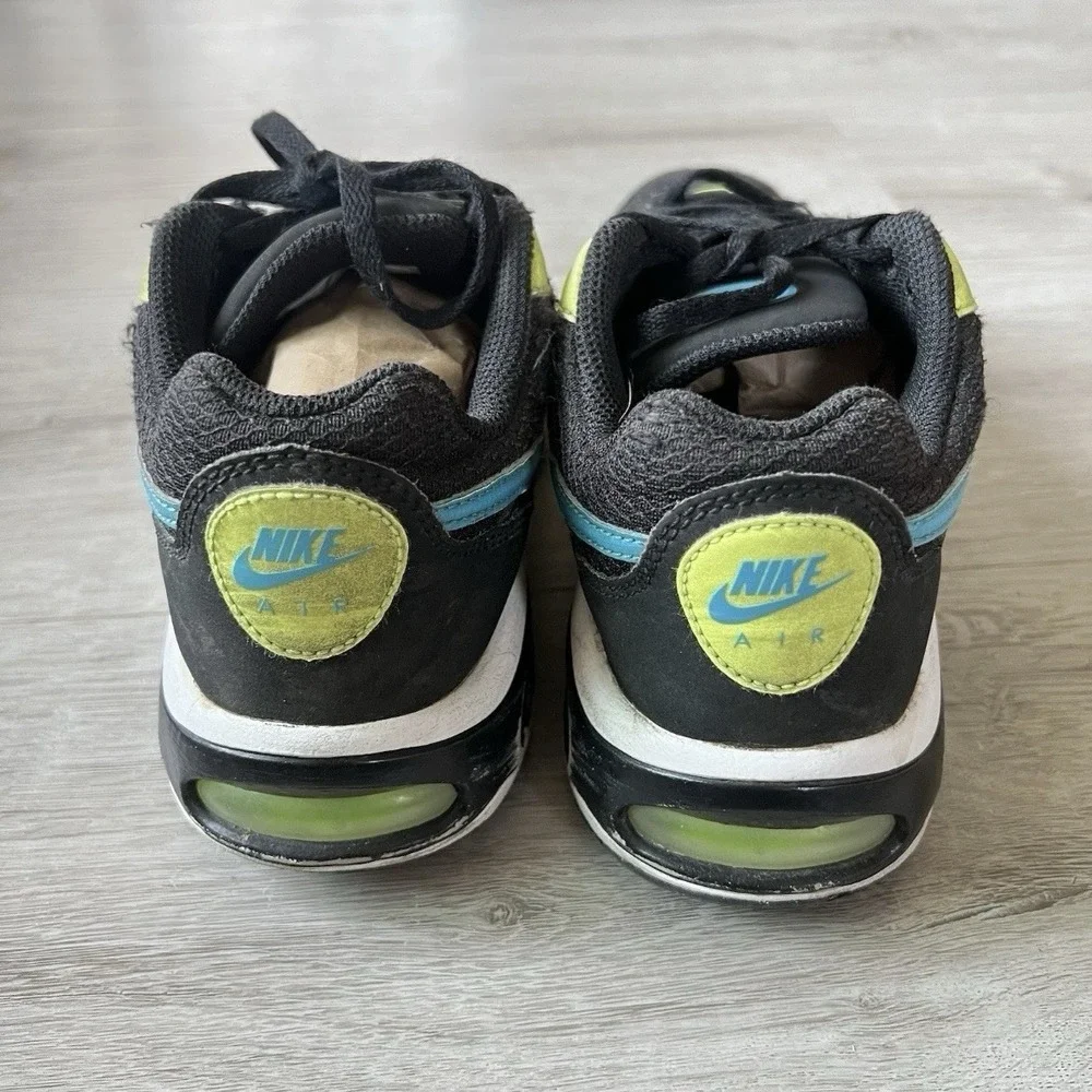 Nike Air Max IVO GS 3Y Black Blue Volt Running Shoes Kids Sneakers 579996-070